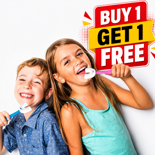 Baby Toothbrush Children's Teeth Cleaning Brush Kids U-Shaped Toothbrush