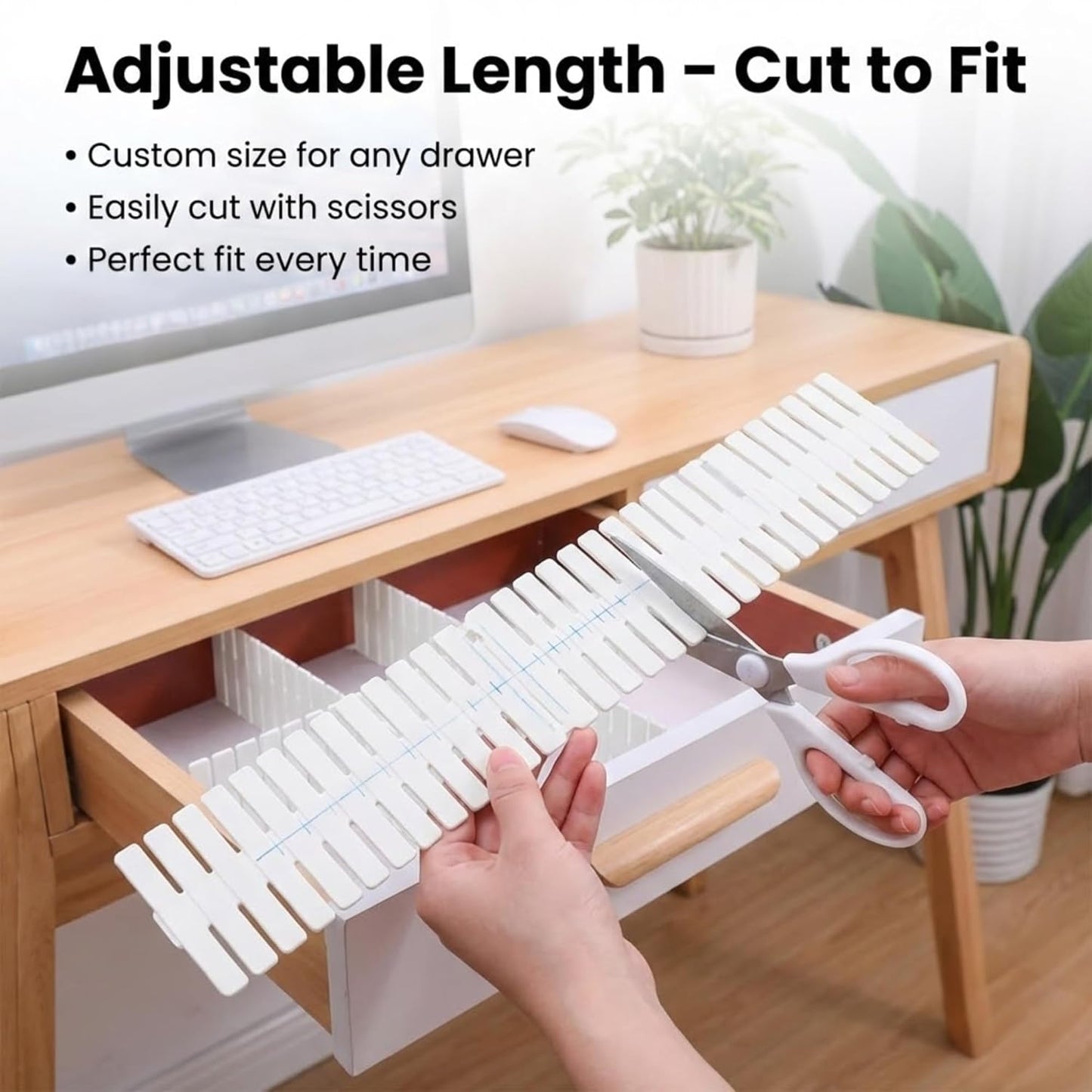 📦 Drawer Organizer Dividers – Customizable Storage Grid