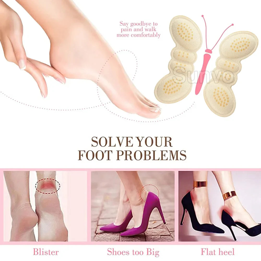 👟 Back Shoe/Sandal Insoles – Foot Pain Relief & Size Adjuster