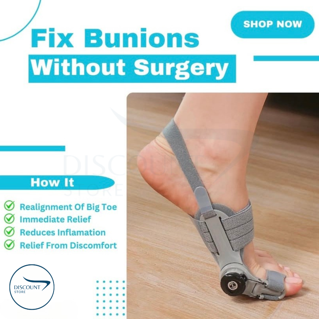 🦶 Pain Relief Bunion Toe Corrector (Imported, Without Knob)