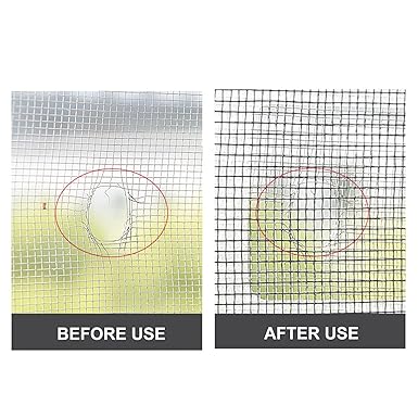 Pack Of 10 – Multifunctional Sticker Drainer Net For Bathroom, Kitchen Etc | Window Screen Repair Patches - My Store